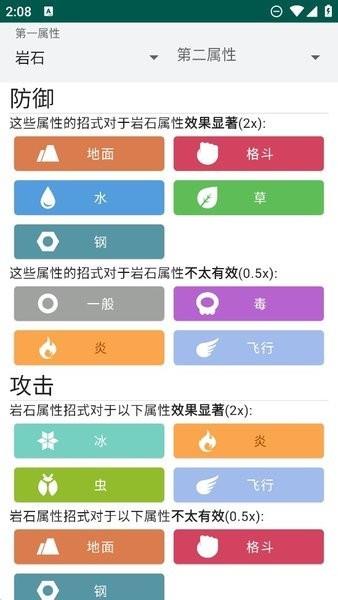 宝可梦属性克制表最新版