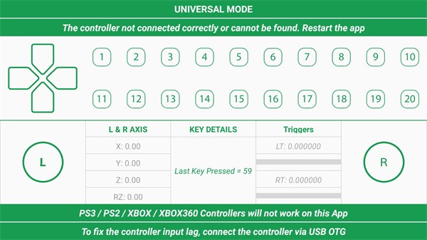 GamePad Tester