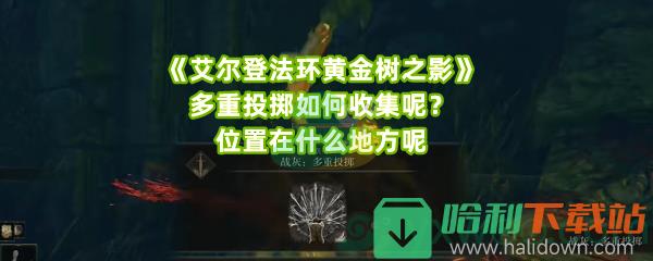 《艾尔登法环黄金树之影》多重投掷如何收集呢？位置在什么地方呢