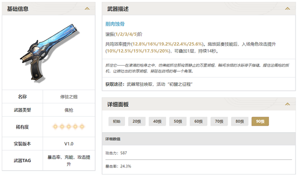 鸣潮常驻武器池选哪个好