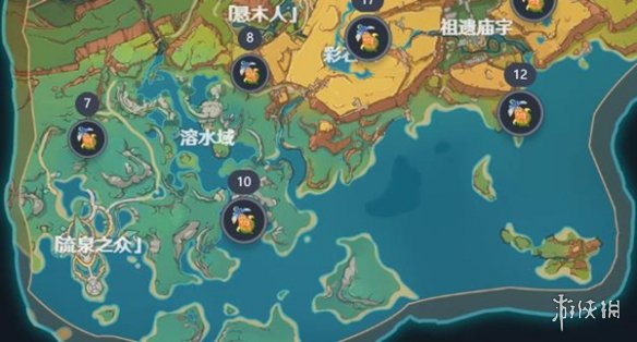 原神颗粒果全收集路线图