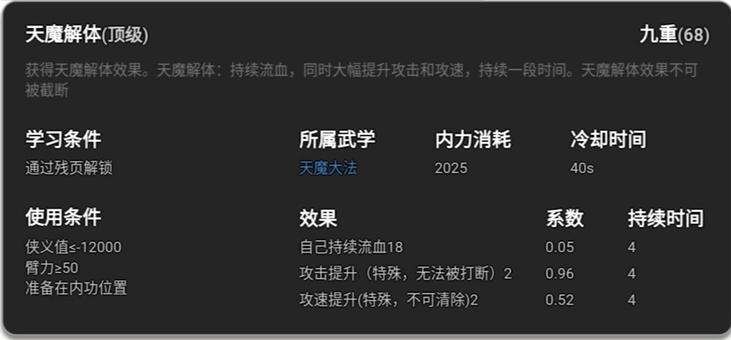 放置江湖日月神教内功详细解析攻略